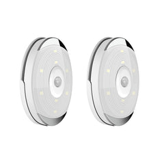 LAIERERT LED Light Pir Motion Sensor Night Lamp Warm White Under Cabinet Closet Wardrobe Bedroom Kitchen Stairs Lighting LED Puck Lights