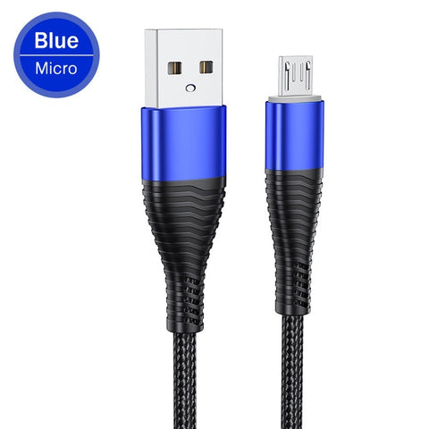 LAIERERT 3A Fast Charging Micro USB Cable,Sync Data microusb Cable for Samsung Xiaomi Huawei Android Mobile Phone Cable micro cord