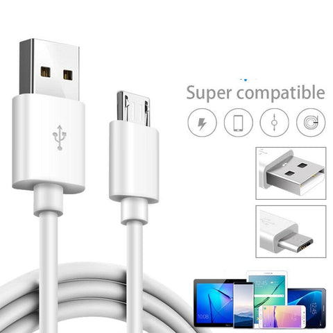 LAIERERT Micro USB Cable Charging Micro USB Cable for Meizu M6 M5 M3 Note M5c M5s Android MicroUSB Line Wire kable