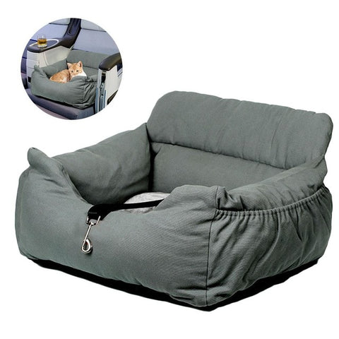 LAIERERT 2 Color Pet Bed&Sofa Bed For Small Large Dog Soft Fleece Warm Bed Cozy Dog House Nest Travel Car Dog Basket House Mat Kennel